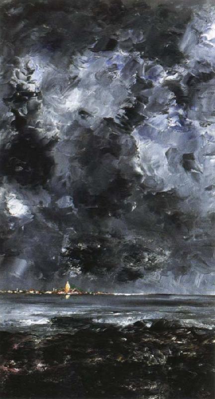 the city, August Strindberg